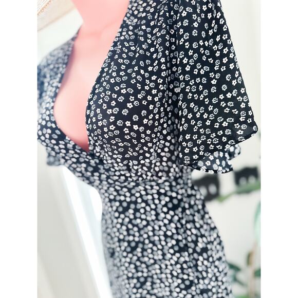 Privacy Please Dresses & Skirts - Among Daisies + Moonbeams Fluttery Plunge Wrap Maxi Dress of Storybook Dreams